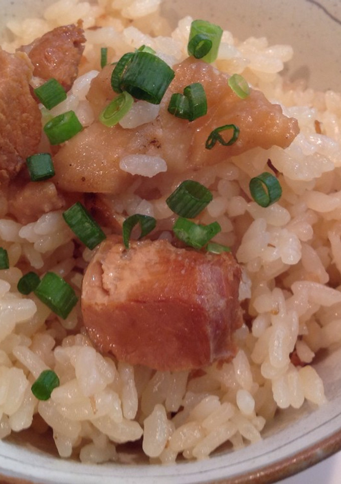 焼き鳥缶で簡単炊き込み御飯-レシピのメイン写真