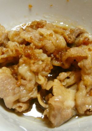 レンジで簡単チン、牛バラ肉醤油麹-レシピのメイン写真
