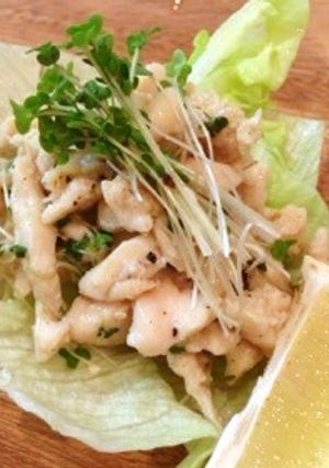 ささ身のさっぱりレモン-レシピのメイン写真