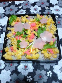 お花見・行楽・ひな祭り☆桜ちらし寿司♪-レシピのメイン写真