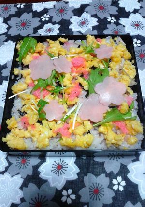 お花見･行楽･ひな祭り☆桜ちらし寿司♪-レシピのメイン写真