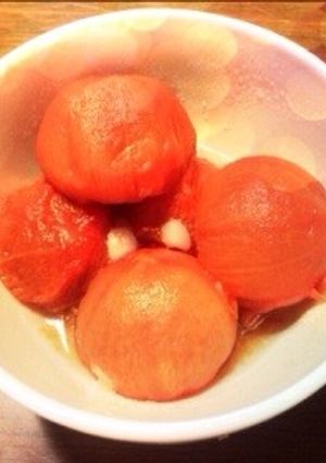 湯むきトマトの砂糖漬け-レシピのメイン写真