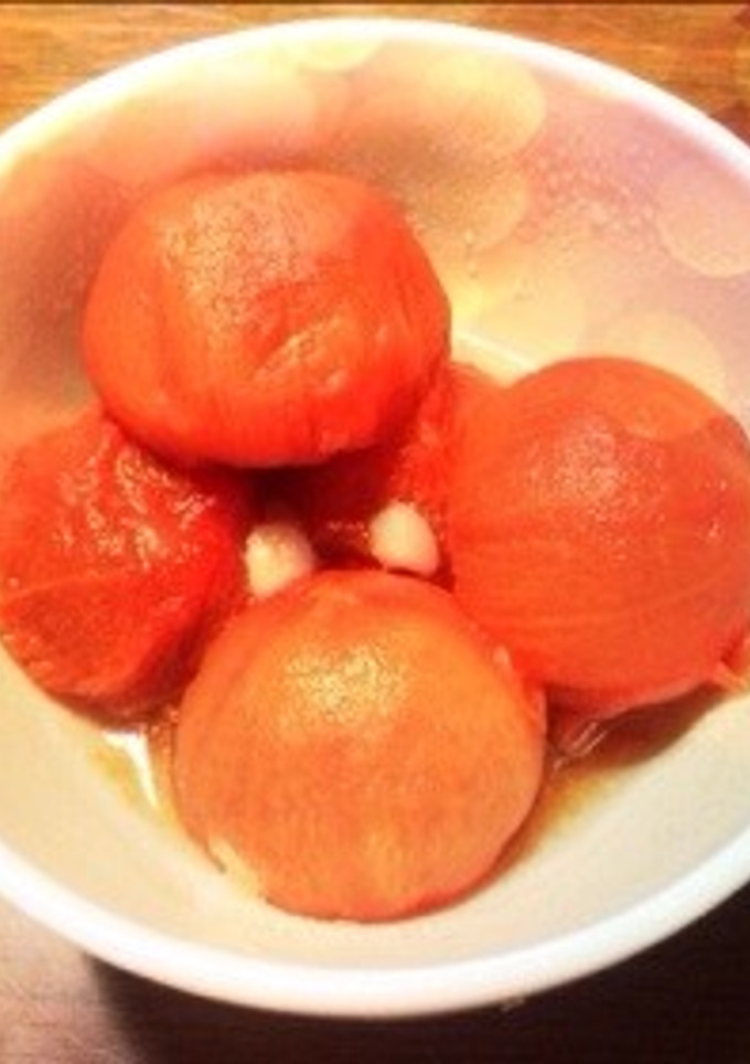 湯むきトマトの砂糖漬け-レシピのメイン写真