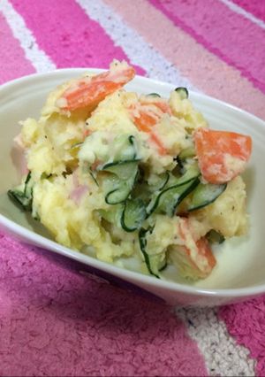 レンジで簡単!すぐできるポテトサラダ!♡-レシピのメイン写真