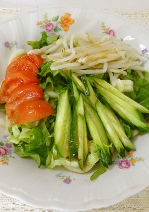 お野菜たっぷりサラダうどん-レシピのメイン写真