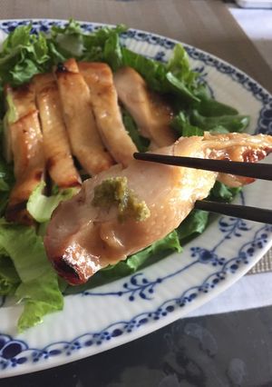 柚子こしょうで食べる♡簡単ハニーチキン-レシピのメイン写真