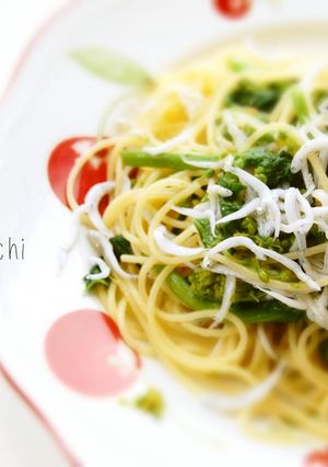 シラスと菜の花のオイルパスタ-レシピのメイン写真