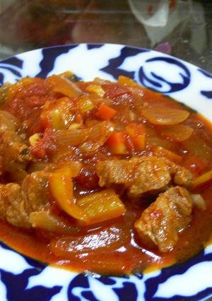 豚肉のトマトシチュー-レシピのメイン写真