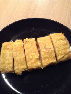 サンマ蒲焼の卵焼き-レシピのメイン写真