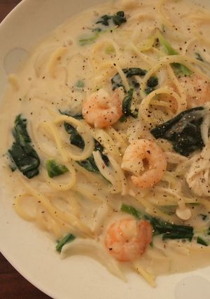 和風の豆乳味噌パスタ☆-レシピのメイン写真