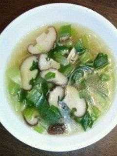 青梗菜の春雨スープ-レシピのメイン写真