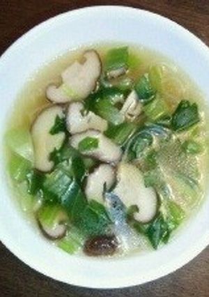 青梗菜の春雨スープ-レシピのメイン写真