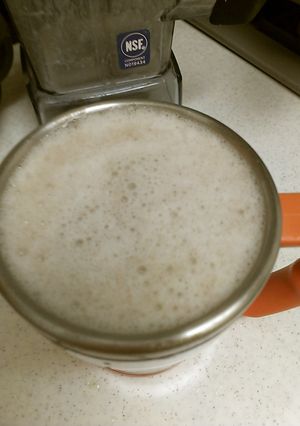 餡子とココナッツのドリンク-レシピのメイン写真