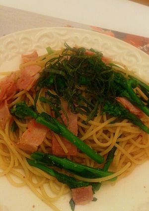 菜の花★和風ペペロンチーノ-レシピのメイン写真
