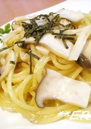 きのこの和風梅パスタ～♪♪-レシピのメイン写真