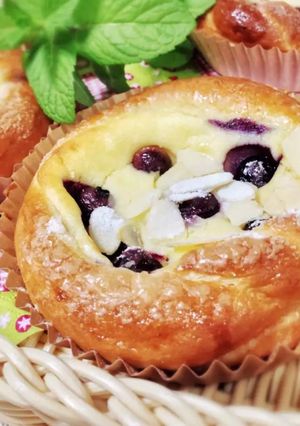チーズクリームパン(HB使用)-レシピのメイン写真