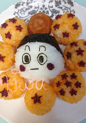 チャオズ＠ドラゴンボール キャラ弁-レシピのメイン写真