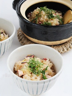 超簡単!土鍋で「たこ飯」-レシピのメイン写真