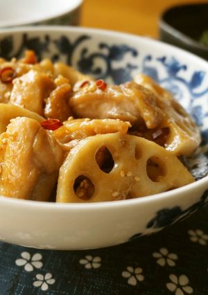 お弁当に☆鶏肉と蓮根のピリ辛炒め-レシピのメイン写真