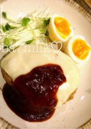 ふわふわ豆腐ハンバーグ♡-レシピのメイン写真
