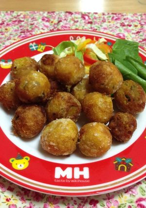 かぼちゃ煮物リメイク♩ころころ団子♪-レシピのメイン写真