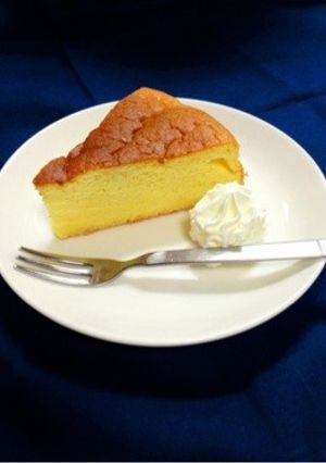 丸型でシフォンケーキ風-レシピのメイン写真