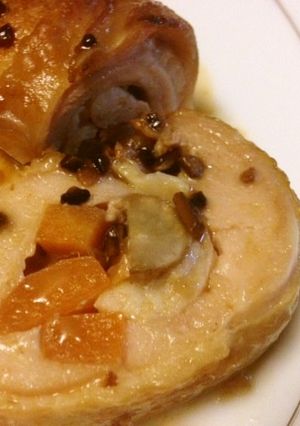 鶏もも肉の人参ごぼう巻-レシピのメイン写真