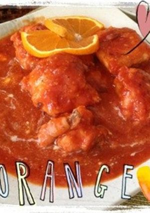鶏肉のオレンジソース煮-レシピのメイン写真