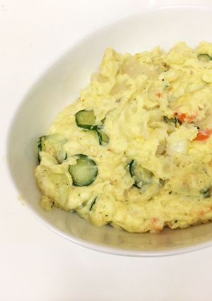 カレー風味のポテトサラダ-レシピのメイン写真