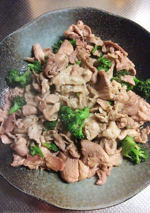 ブロッコリーと豚肉のオイスター炒め-レシピのメイン写真