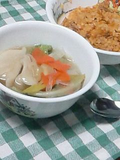 ひと工夫!鍋キューブを使った餃子スープ-レシピのメイン写真