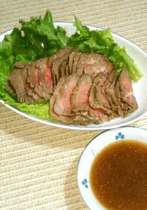 レンジde牛肉のたたき-レシピのメイン写真