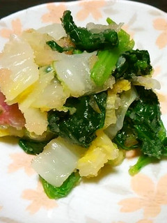 ほうれん草と白菜の明太子あえ♪-レシピのメイン写真