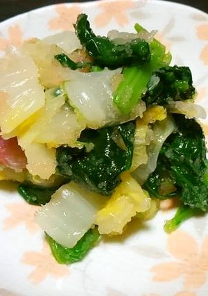 ほうれん草と白菜の明太子あえ♪-レシピのメイン写真