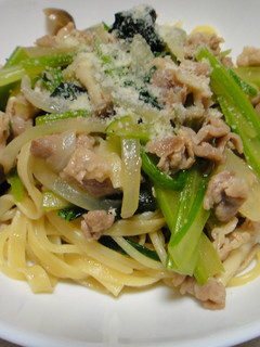 緑の野菜のオイル系パスタ-レシピのメイン写真