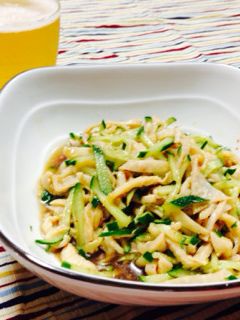 夏にぴったり 簡単 鶏皮と胡瓜の酢のもの-レシピのメイン写真