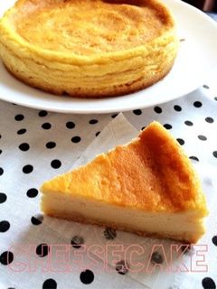 簡単‼︎濃厚♡ベイクドチーズタルト-レシピのメイン写真