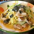 豚コンフィーと青ネギのミルクパスタ
