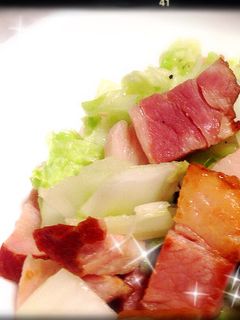簡単!塩もみ白菜とベーコンの炒め物-レシピのメイン写真