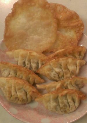 ツナ納豆の揚げしそ餃子-レシピのメイン写真