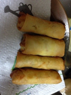 ちくわとポテチーズの春巻き-レシピのメイン写真