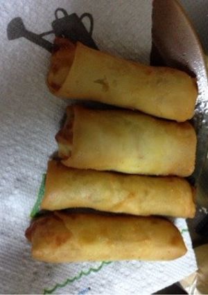 ちくわとポテチーズの春巻き-レシピのメイン写真