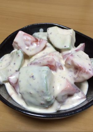 うまうま！ヨーグルトソースのサラダ！-レシピのメイン写真