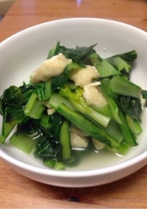 味付けは塩だけ！小松菜の煮浸し-レシピのメイン写真