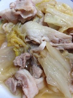 豚白菜の生姜煮-レシピのメイン写真