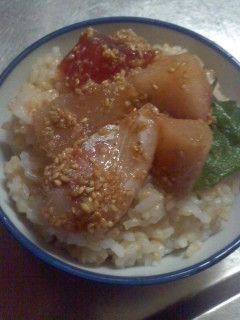 簡単*刺身のゴマだれ漬け丼-レシピのメイン写真