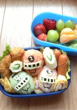 ＊トッキュウジャー弁当＊-レシピのメイン写真