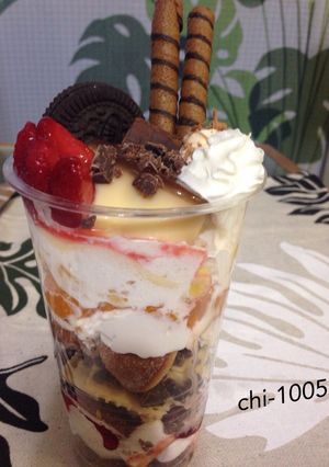 お家でコップパフェ♪パーティー♪-レシピのメイン写真