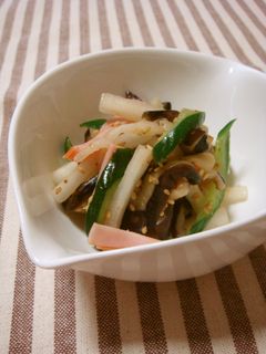 塩もみ野菜の昆布茶炒め-レシピのメイン写真