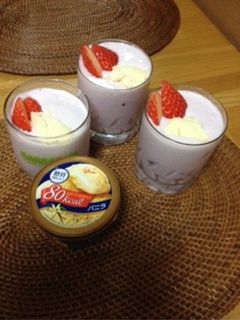 江崎グリコ苺ジュース-レシピのメイン写真